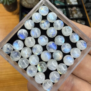 Pedra da Lua Natural - Redonda- 7x7mm