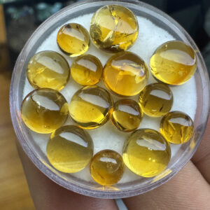 Citrino natural  - Redondo - 6-8 mm