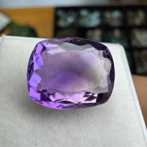 Ametista Facetada - Retângulo - 15x11 mm