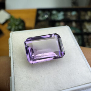 Ametista Facetada - Retângulo - 14x11 mm