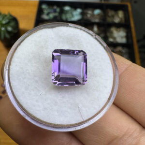 Ametista Facetada - Quadrada - 10x10 mm