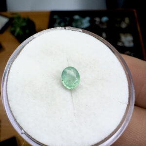 Esmeralda Facetada - Oval - 6x5 mm