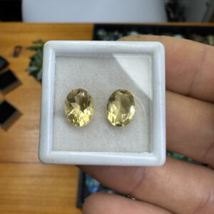 Citrino Facetado - Oval- 9x6