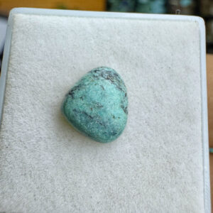 Turquesa Tibetana Natural - Mini Cabochão - Triangular - 9x9