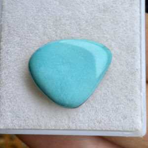 Turquesa Tibetana Natural - Mini Cabochão - Oval - 14x12