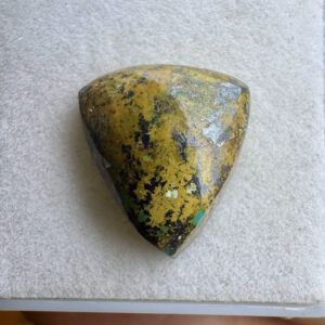 Turquesa Tibetana Natural - Mini Cabochão - Triangular - 14x12