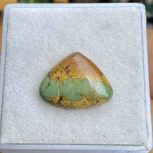 Turquesa Tibetana Natural - Mini Cabochão - Triangular - 11x11