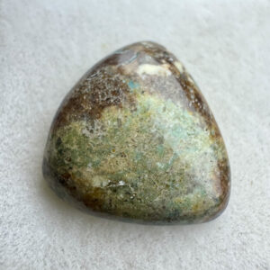 Turquesa Tibetana Natural - Mini Cabochão - Triangular - 14x13