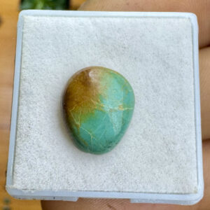 Turquesa Tibetana Natural - Mini Cabochão -  Oval - 10x12