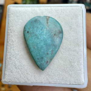 Turquesa Tibetana Natural - Cabochão -  Gota- 18x14