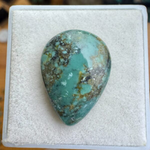 Turquesa Tibetana Natural - Cabochão -  Gota- 18x14