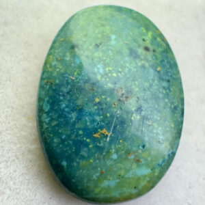 Turquesa Tibetana Natural - Cabochão -  Oval - 18x13