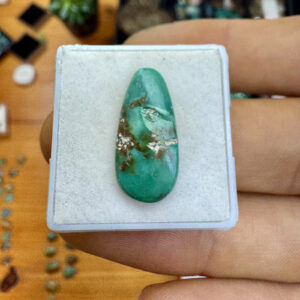 Turquesa Tibetana Natural - Cabochão -  Oval - 20x10