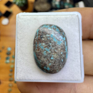 Turquesa Tibetana Natural - Cabochão -  Oval - 20x15