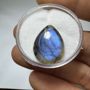 Labradorita Azul - Mini Cabochão -  Gota - 20x15