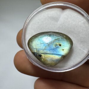 Labradorita Azul - Mini Cabochão -  Gota - 20x15