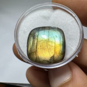 Labradorita  - Mini Cabochão -  Quadrada - 19x19