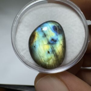 Labradorita  - Mini Cabochão -  Oval - 20x15