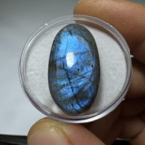 Labradorita Azul - Cabochão M - Oval - 26x15