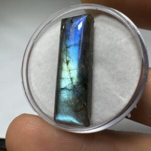 Labradorita Azul  - Cabochão M -  Retangular - 28x09
