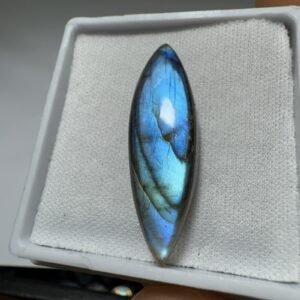 Labradorita Azul - Cabochão G - Oval - 28x16