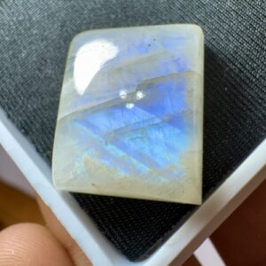 Pedra da Lua Natural - Cabochão - Retangular - 18x15