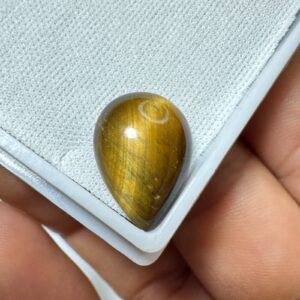 Olho de Tigre - Calibrados - Mini Cabochão - Gota P - 15x12