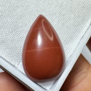 Jaspe Sangue - Calibrados - Cabochão - Gota G - 25x15