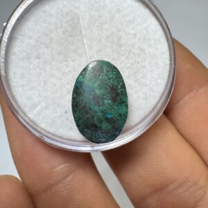 Crisocola - Mini Cabochão - Oval - 14x10