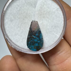 Crisocola - Mini Cabochão - Gota - 15x10